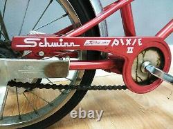 Vintage Cardinal Red Schwinn Sting Ray Pixie 2 Bicycle 16 in Tire 1977 EUC