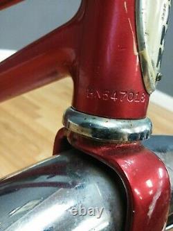 Vintage Cardinal Red Schwinn Sting Ray Pixie 2 Bicycle 16 in Tire 1977 EUC