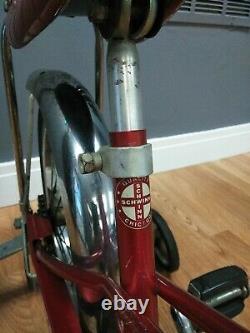 Vintage Cardinal Red Schwinn Sting Ray Pixie 2 Bicycle 16 in Tire 1977 EUC