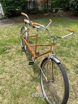 Vintage Chicago Schwinn Twinn Tandem Bicycle