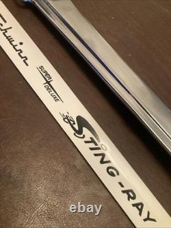 Vintage Chrome 1965-66 Schwinn Stingray Chainguard Super Deluxe Withtransfer decal