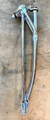 Vintage Chrome 26 Adult Size Cruiser Spring Fork, Schwinn Parts And Others Nice