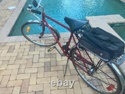 Vintage-Collectible Red 1970's Schwinn 3spd. Speedster Bike