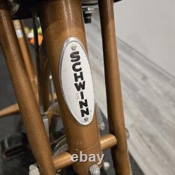 Vintage Complete Working 1970's Schwinn Exerciser Exercise Bike Clean Coppertone