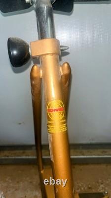 Vintage Copper GOLD SCHWINN AIRDYNE Dual Action EXERCISE BIKE Wind Ergometer