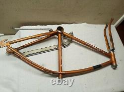 Vintage Coppertone 1966 Schwinn Sprint Fastback 5spd Stingray Bicycle frame fork