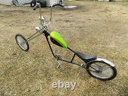 Vintage Custom Chopper Motorcycle Theme Show Bicycle Long Forks Murray Schwinn