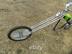 Vintage Custom Chopper Motorcycle Theme Show Bicycle Long Forks Murray Schwinn