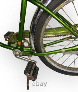 Vintage Dec 1971 Chicago Schwinn Stingray Junior Bicycle Green