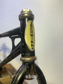Vintage December 1980 Schwinn Scrambler BMX Bicycle Frame Chicago Made