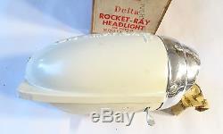 Vintage Delta Rocket Ray Light In Box Schwinn Hornet Nos