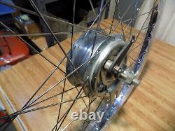 Vintage Drum Brake Bicycle Front Wheel Schwinn Hornet Phantom Mtb Gary Fisher