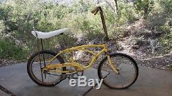 Vintage Early 1970s Schwinn Stingray Coaster Brake Bicycle Bike Banana Seat