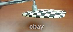 Vintage Early Schwinn Stingray Banana Seat Muscle Bike White Checkerboard Mirror