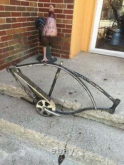 Vintage Early/mid 60s Era 26 Schwinn 3 Speed Frame And Parts Dirty/good