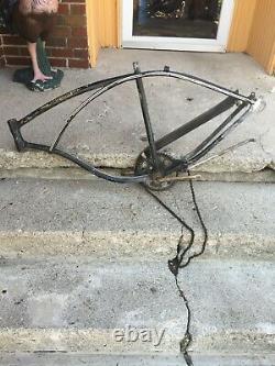 Vintage Early/mid 60s Era 26 Schwinn 3 Speed Frame And Parts Dirty/good