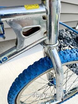 Vintage First Year 1982 SCHWINN PREDATOR Cromo Old School BMX Bike Chrome Vtg