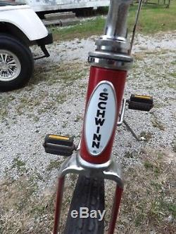 Vintage Fully Restored 1973 Schwinn Sting-Ray Bicycle Banana Seat GAS OIL SODA