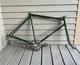 Vintage Green Schwinn Collegiate Bike Frame 1970s, Fork, Pedals & Sprocket