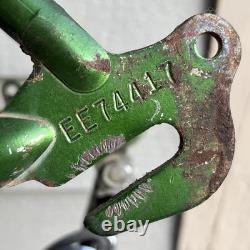 Vintage Green Schwinn Collegiate Bike Frame 1970s, Fork, Pedals & Sprocket