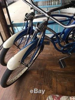 Vintage His And Hers Schwinn Balloon Tire Springer Bicycles 1951-52