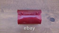 Vintage Hunt Wilde Red Glitter Banana Seat Muscle Bike Schwinn Krate Tool Bag