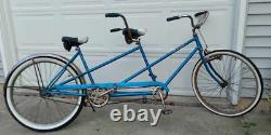 Vintage Iconic Schwinn Tandem 2-person Bike Bicycle Works Very Well