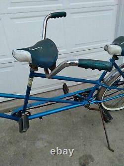 Vintage Iconic Schwinn Tandem 2-person Bike Bicycle Works Very Well