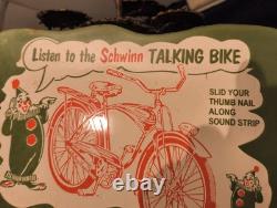 Vintage Large Schwinn Bicycle Porcelain Metal Advertising Sign