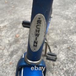 Vintage Late 60's Schwinn 26 Hollywood Blue Men/LadiesCruiser Bicycle