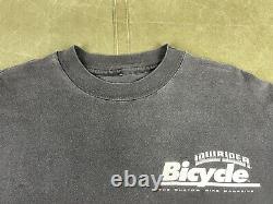 Vintage Lowrider Magazine T Shirt Custom Bike Bicycle 90s Schwinn 64 Impala