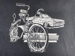 Vintage Lowrider Magazine T Shirt Custom Bike Bicycle 90s Schwinn 64 Impala