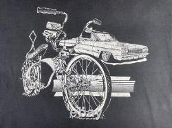 Vintage Lowrider Magazine T Shirt Custom Bike Bicycle 90s Schwinn 64 Impala