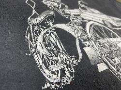 Vintage Lowrider Magazine T Shirt Custom Bike Bicycle 90s Schwinn 64 Impala