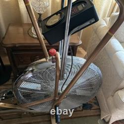 Vintage MCM GOLD SCHWINN AIRDYNE Dual Action EXCERCISE BIKE withSPEEDO & MANUAL