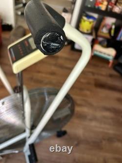 Vintage MCM WHITE SCHWINN AIRDYNE dual action EXERCISE BIKE Vintage MCM WHITE SCHWINN AIRDYNE dual action EXERCISE BIKE