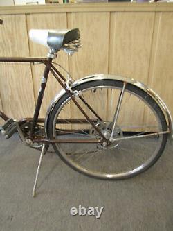 Vintage Men's Schwinn Chicago Collegiate 5- Speed Bicycle Bike Brown