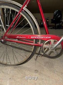 Vintage Men's Schwinn Red Speedster Bike