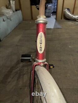 Vintage Men's Schwinn Red Speedster Bike