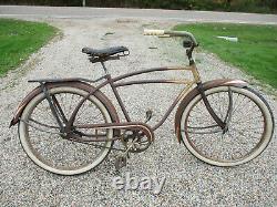Vintage Men's Western Flyer Single Speed Balloon Tire Bicycle