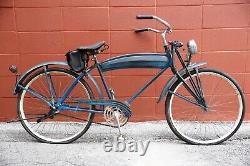 Vintage Mens Bicycle Cruiser Tank Springer Fork Schwinn Hawthorne JC Higgins etc