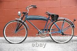 Vintage Mens Bicycle Cruiser Tank Springer Fork Schwinn Hawthorne JC Higgins etc