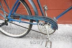 Vintage Mens Bicycle Cruiser Tank Springer Fork Schwinn Hawthorne JC Higgins etc