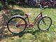 Vintage Mid Century Schwinn Girls 24in Bicycle Purple