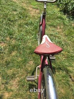 Vintage Mid Century Schwinn Girls 24in bicycle PURPLE