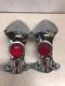 Vintage New Bicycle Handlebar Hand Knuckle Guards With Reflectors Shelby Schwinn