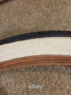 Vintage NOS General Brigadier 20 x 1 1/4 1 X3/8 whitewall tires schwinn S 6 bike