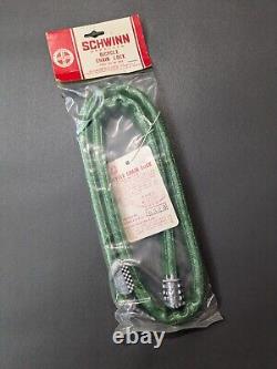 Vintage NOS Schwinn Bicycle CAMPUS GREEN Combination Chain Lock Stingray Krate