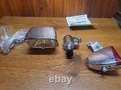 Vintage NOS Schwinn Bicycle Deluxe Generator Light Set 1971 Complete 04-200 RARE