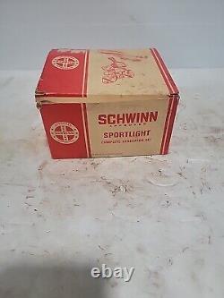 Vintage NOS Schwinn Bicycle Generator Light Set 1970's Complete in Box